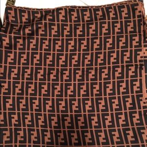 AUthentic Fendi Silk Scarf